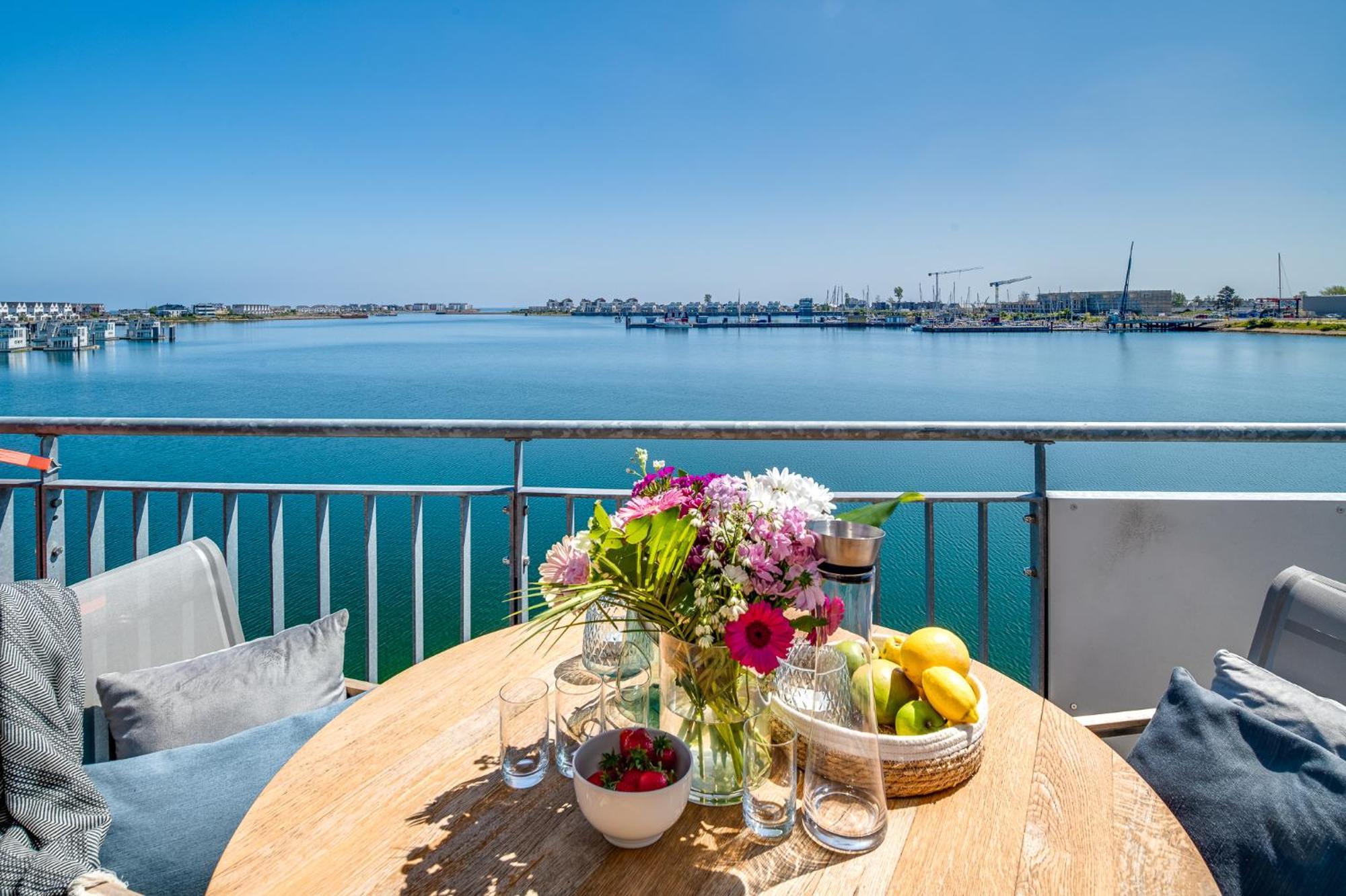 Sea Apartment Mojo- Meerblick, Infrarotauna, Terrasse Ольпениц Экстерьер фото