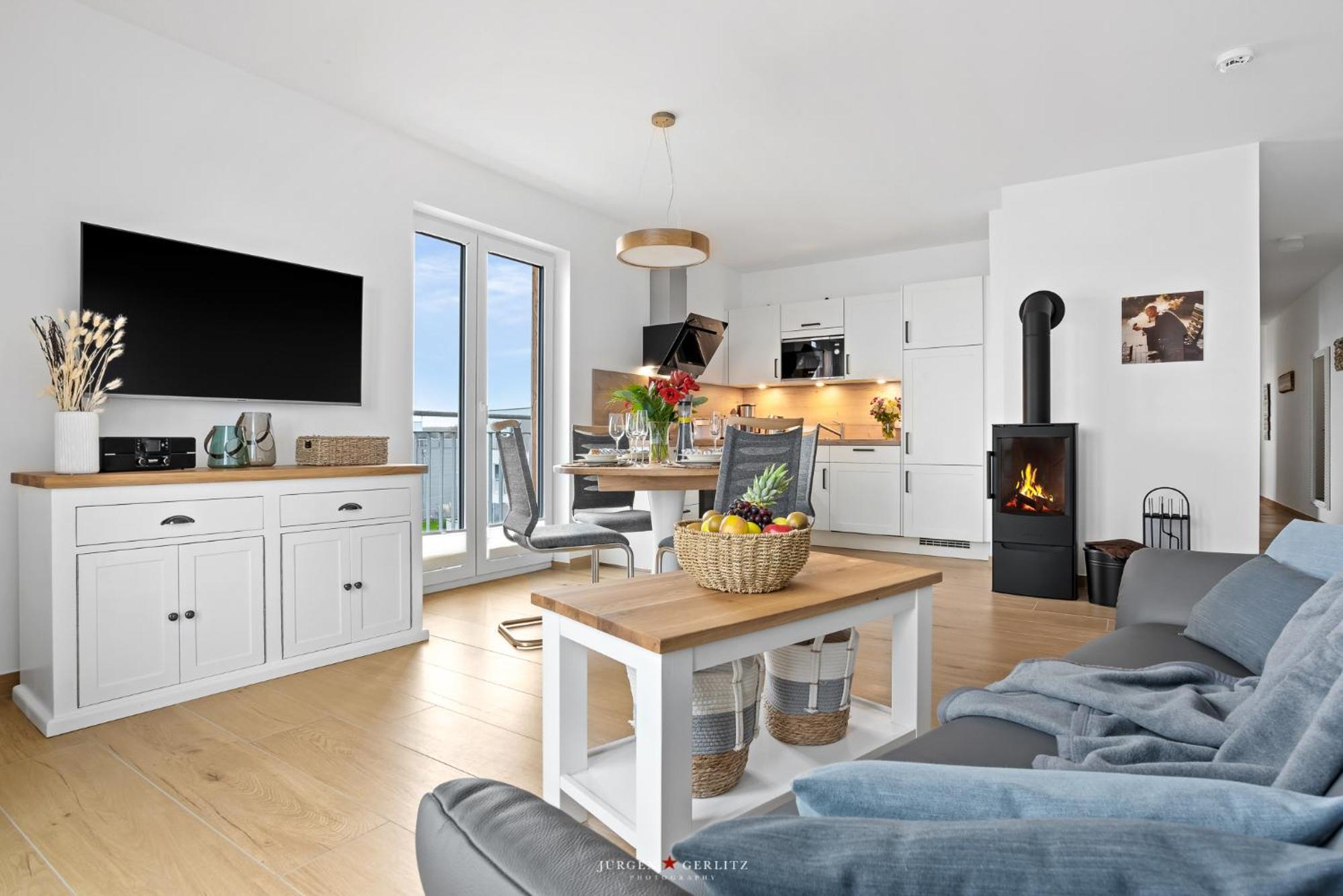 Sea Apartment Mojo- Meerblick, Infrarotauna, Terrasse Ольпениц Экстерьер фото